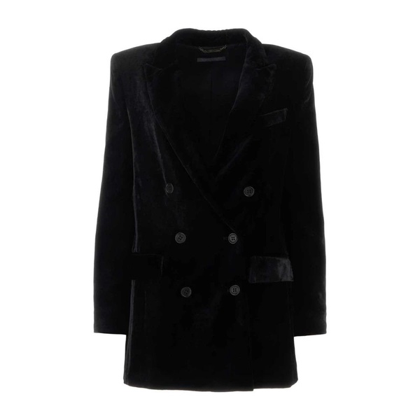 Elegant Black Velvet Blazer