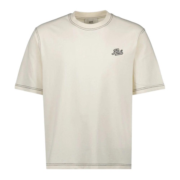 Signature Beige Cotton T-shirt Spring-Summer 2025