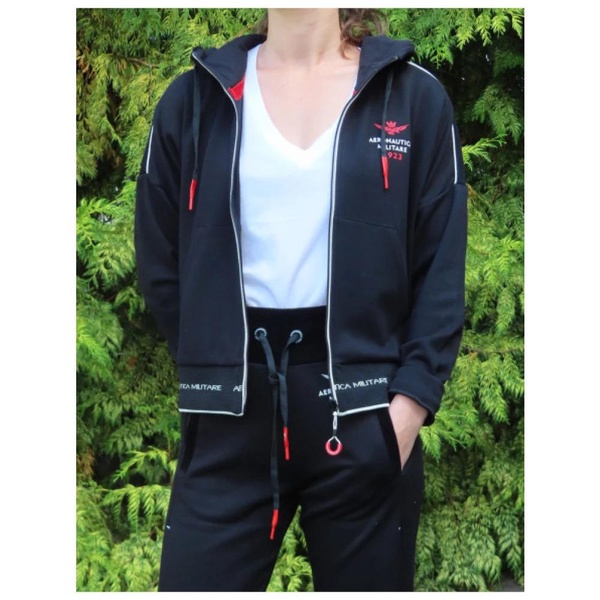 Zip-up Hooded Vest in Mixed Viscose with Cotton Velvet Panels