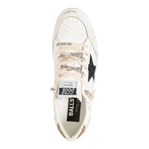 Vintage Distressed Lace-Up Sneakers