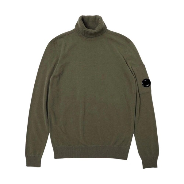 Stone Grey Logo Patch Sweater