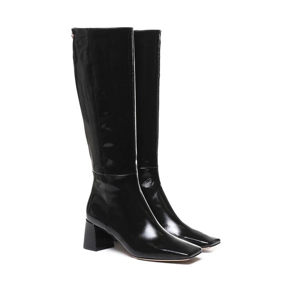 Nuit Black Heeled Boots