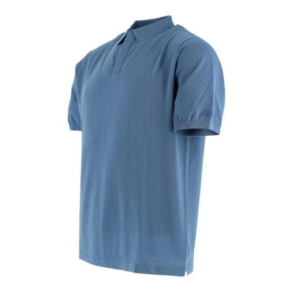 Clear Blue Polo Shirt Short Sleeves
