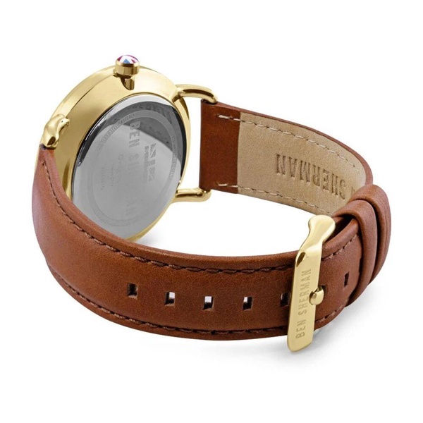 Golden Leather Quartz Watch