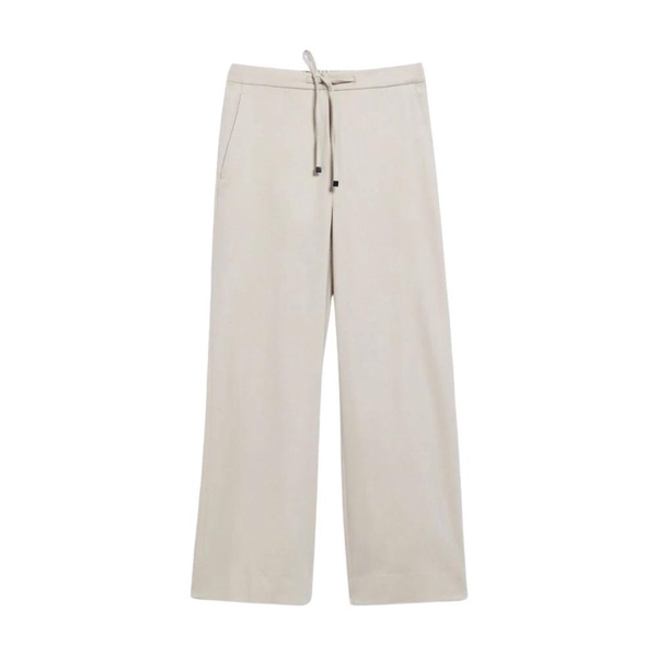 Floria Wool Flannel Elastic Waist Pants