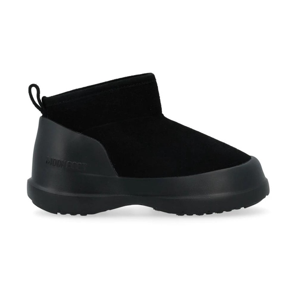 Black Suede Low Boot