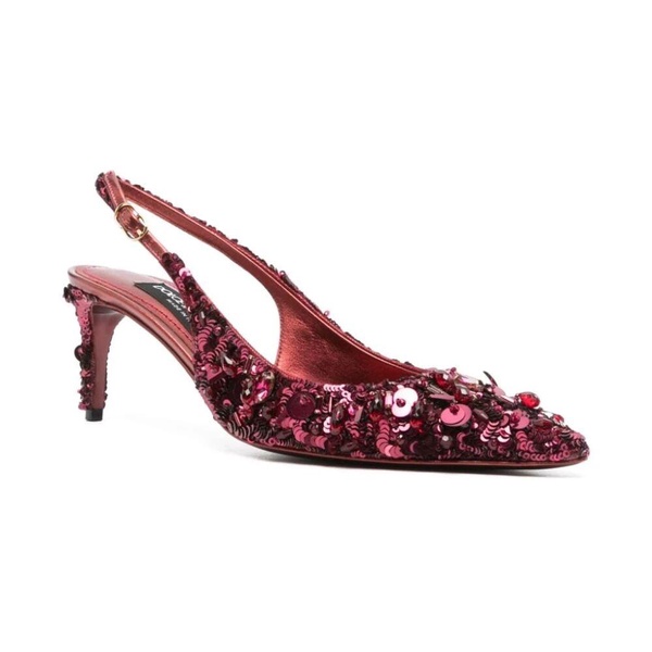 Burgundy Sequin Salon Hair Accessories