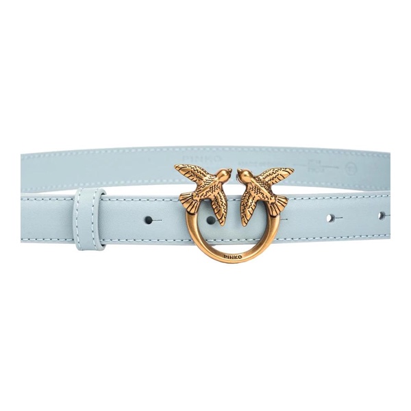 Love Berry Light Blue Leather Belt