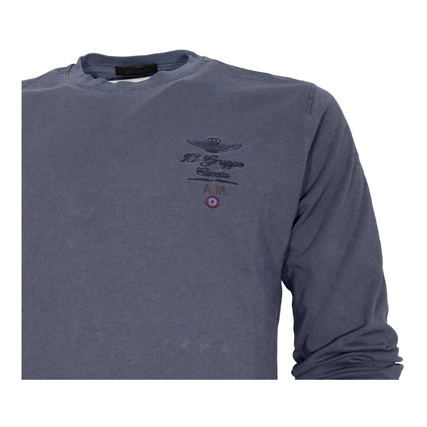 Basic Crew Neck T-shirt Blue