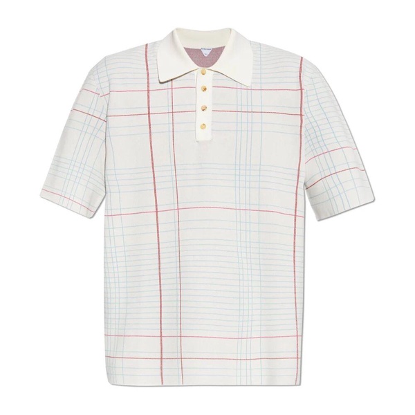 Bottega Veneta Polo with check pattern