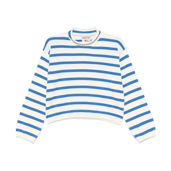 White Mock Neck Sweater