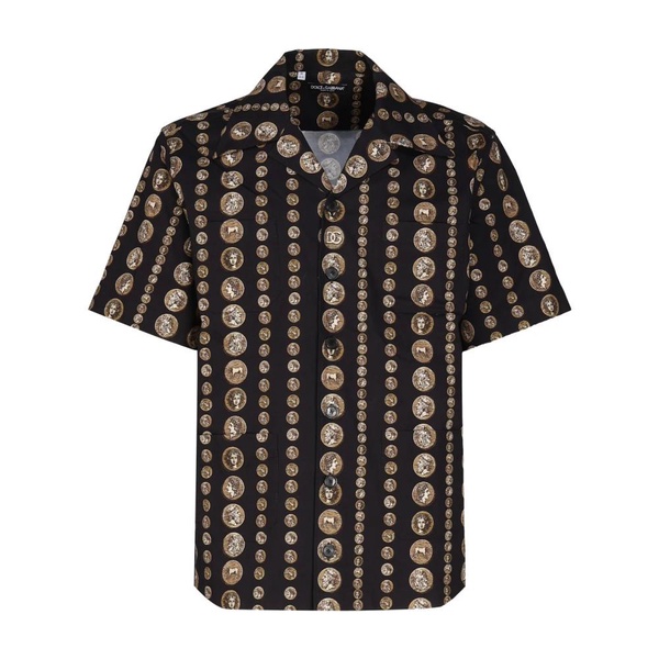 Coins Print Short Sleeve Shirt