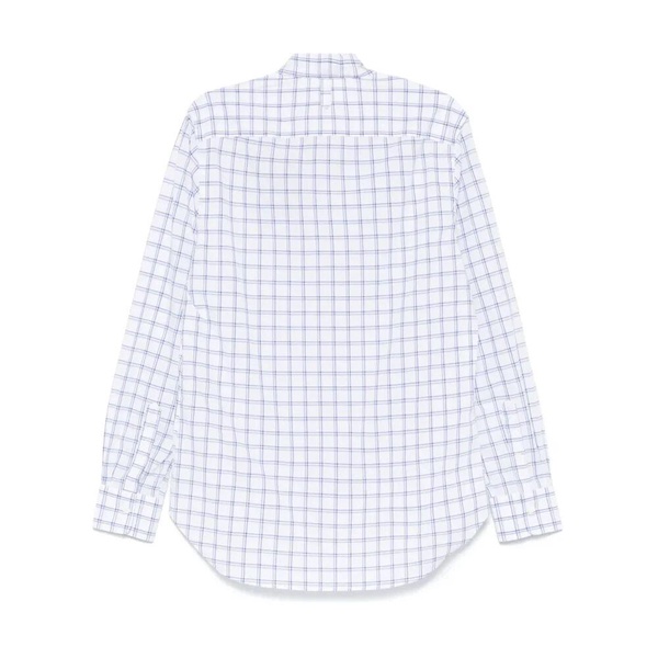 White Button-Up Blouse Shirt