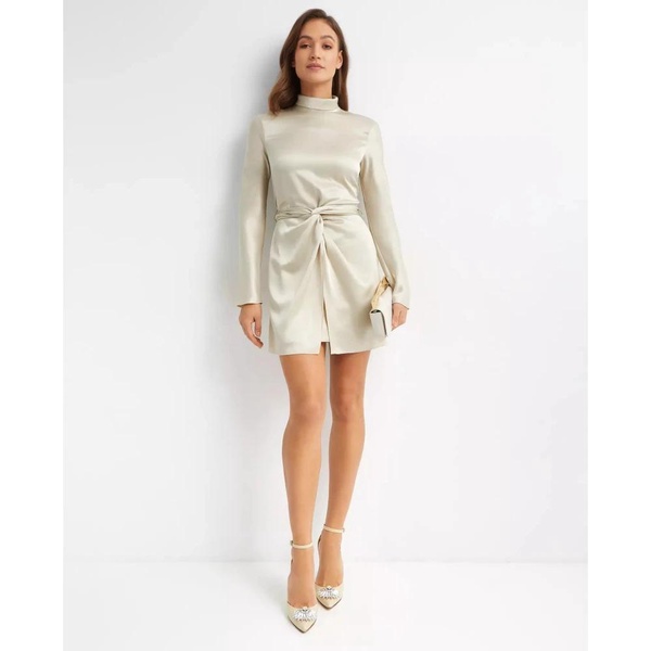 Beige Mini Dress Charon