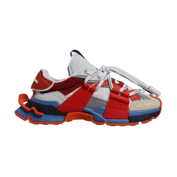 Multicolor Paneled Space Men Sneakers
