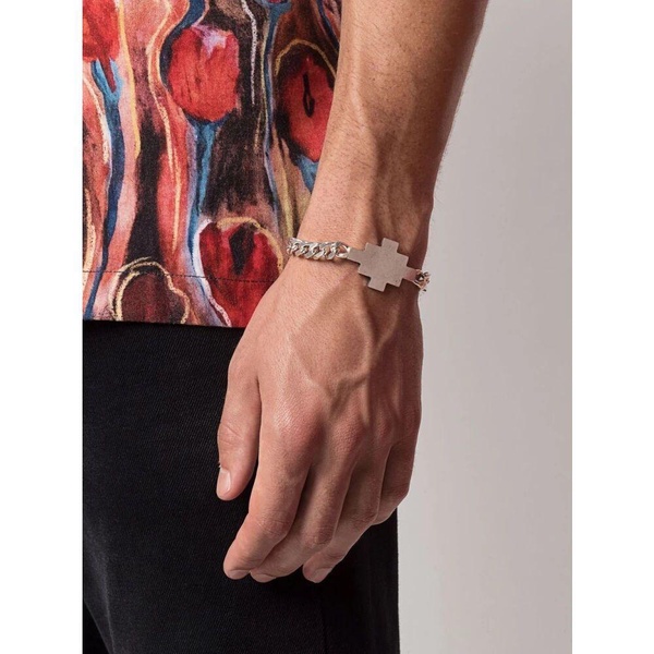 Silver Cross Choker Bracelet