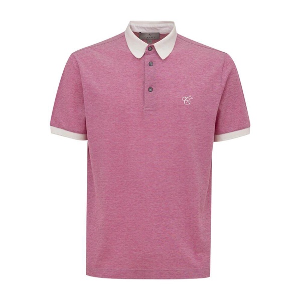 Short Sleeve Pink Polo Shirt
