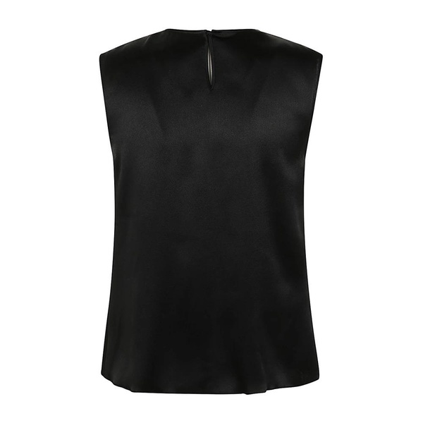 Black Satin Top
