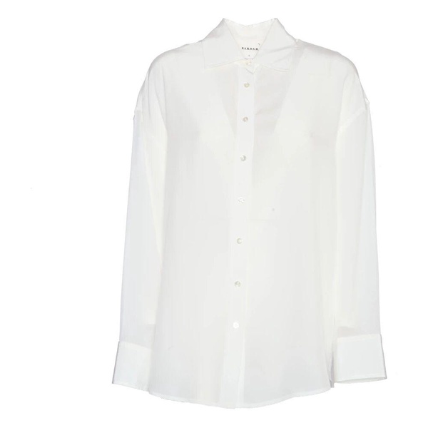Silk Button-Up Shirt for Women