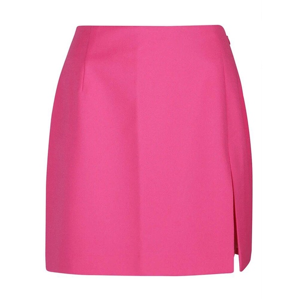 Fuchsia Split Mini Skirt