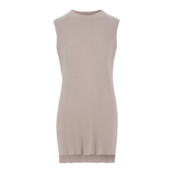 Ribbed Vest Dusty Quartz