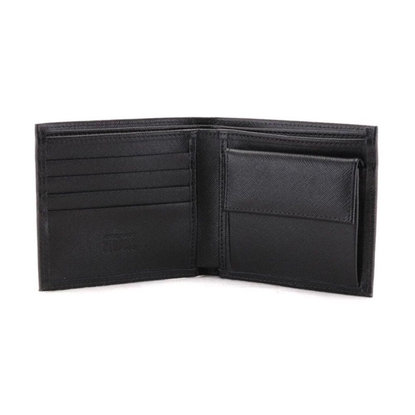 Mens Black Geo Classic Wallet