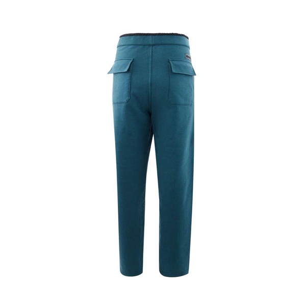 Blue Jogging Tech Fabric Pants
