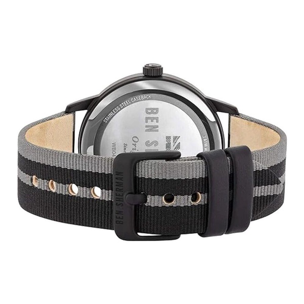 Analog Fabric Watch, Stainless Steel Case