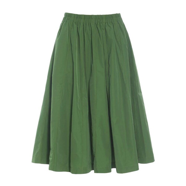 Poplin Skirt Fukkura Stripes Green