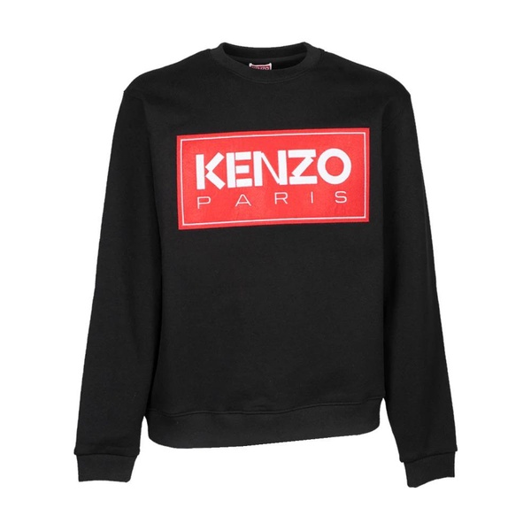 Classic Black Sweatshirt with Kenzo Paris Logo