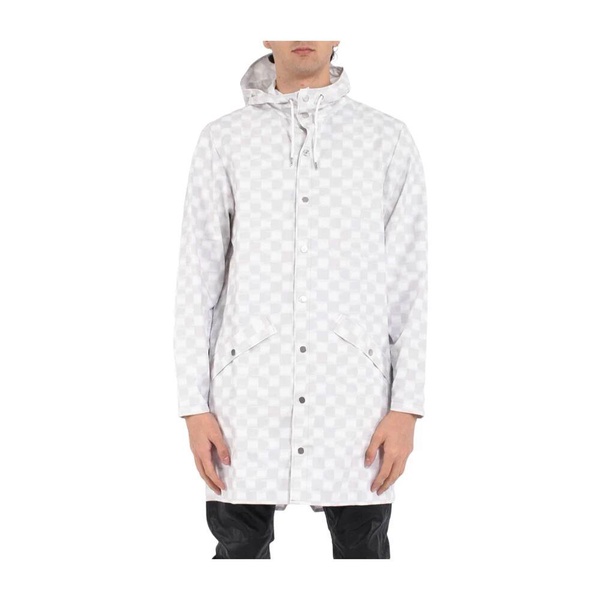 Long Unlined Waterproof Jacket with Hood