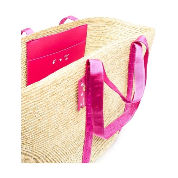 Straw Industrial-Strap Tote Bag