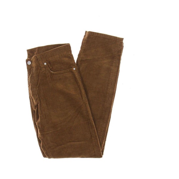 Slim-Fit Tobacco Rinsed Long Pants