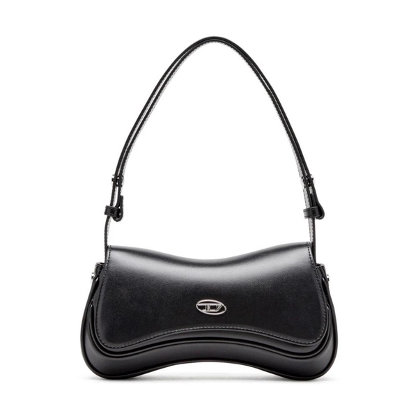 Black Leather Shoulder Bag