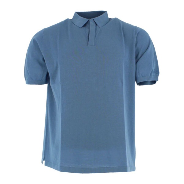 Clear Blue Polo Shirt Short Sleeves