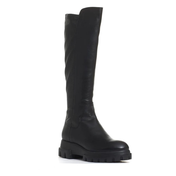 Black Leather Ankle Boots