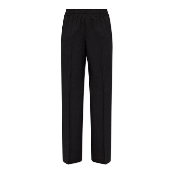 Black Pleated Trousers