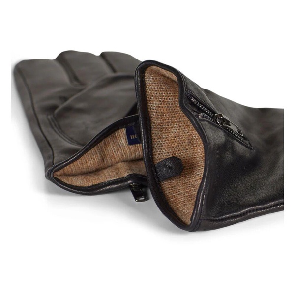 Black Leather Gloves
