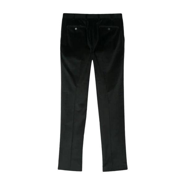Forest Green Velvet Skinny Pants