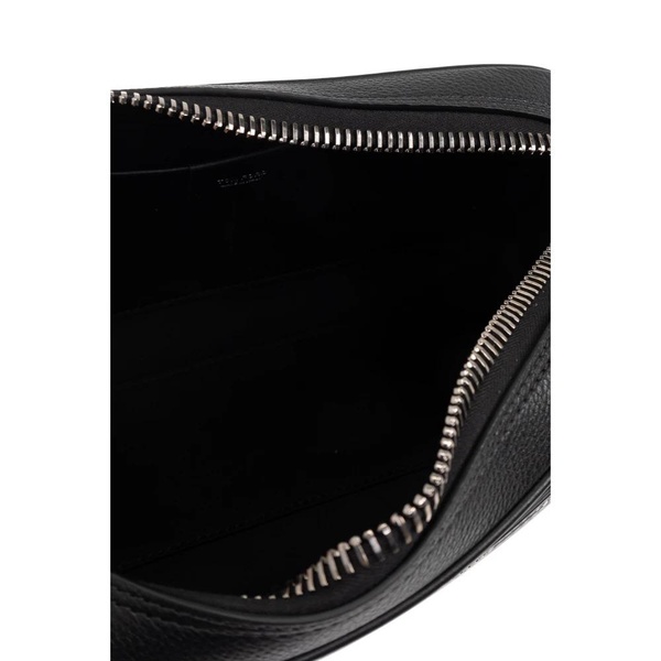 Leather makeup bag