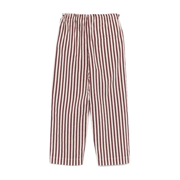 Bordeaux Red Elasticated Trousers