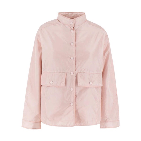 Nylon Blouson Jacket with Large Pockets