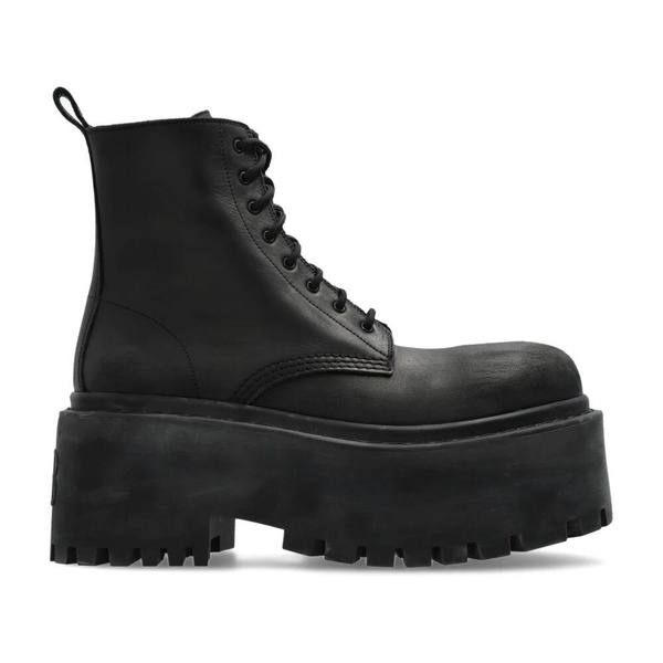 Women's Strike Platform Bootie in Black