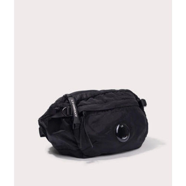 Black Nylon Sacoche Bag