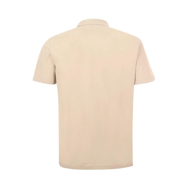 Sand Polo Shirt Slim Fit Cotton