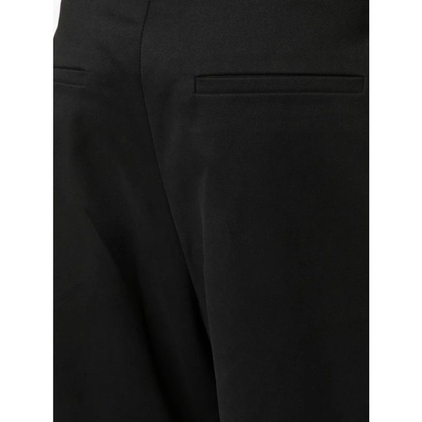 Black High-Waisted Wide-Leg Trousers