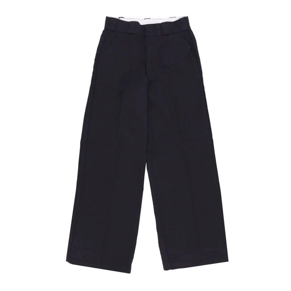 Structured Black Long Pants