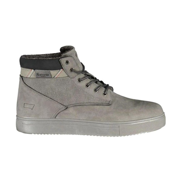 Polyester Lace-Up Boot with Contrast Details