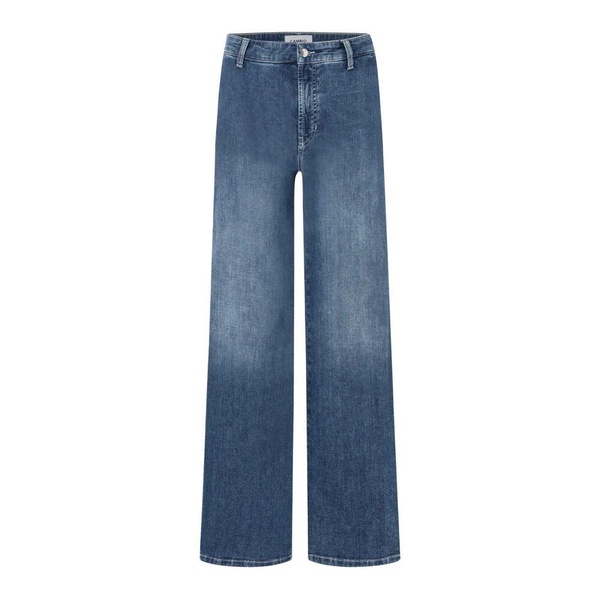 Wide Jeans with Side Stripes