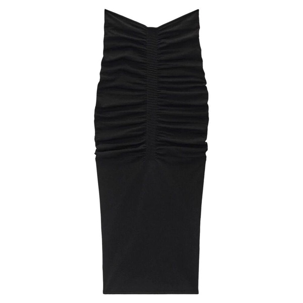 Ruched Maxi Skirt